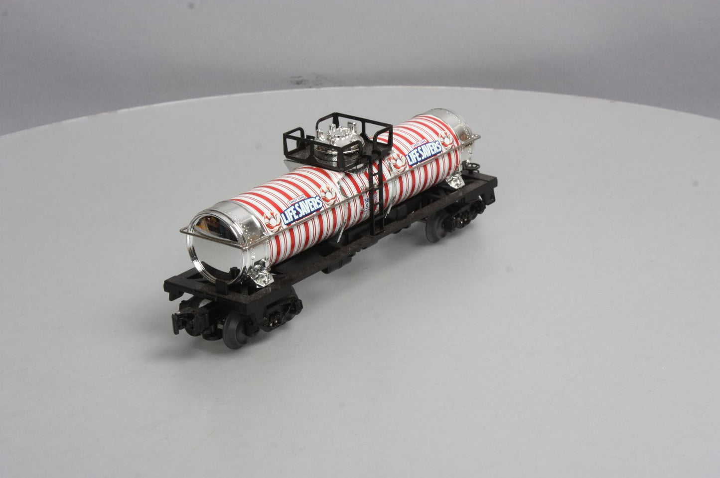 Lionel 6-58208 O Gauge Candy Cane Peppermint Lifesavers Tank Car #58208 NIB