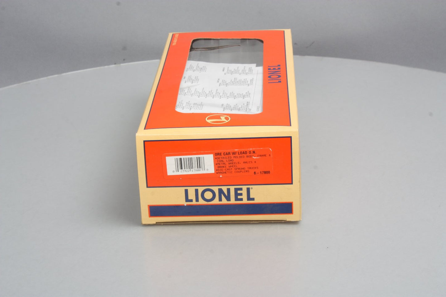 Lionel 6-17800 O Guage Ontario Northland Ore Car #6126 w/Ore Load NIB