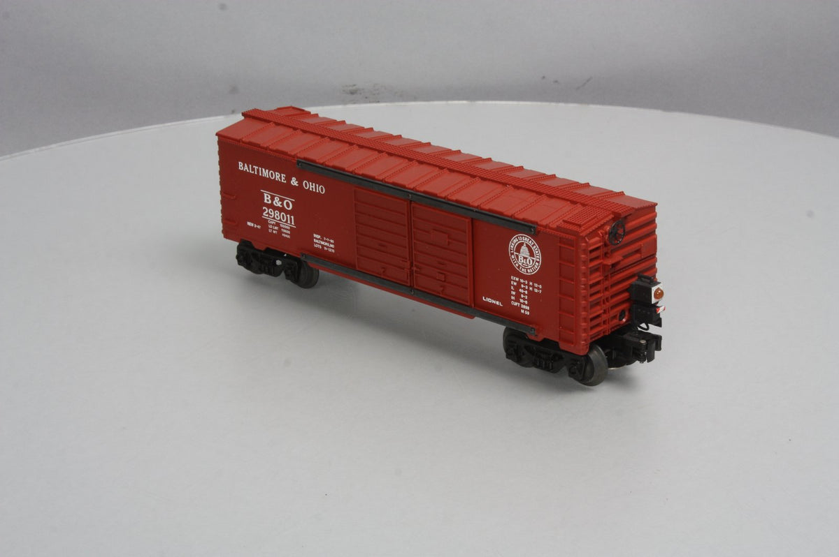 Lionel 6-17882 O Gauge LOTS-1990 Baltimore & Ohio Double Door Boxcar w/ ETD NIB