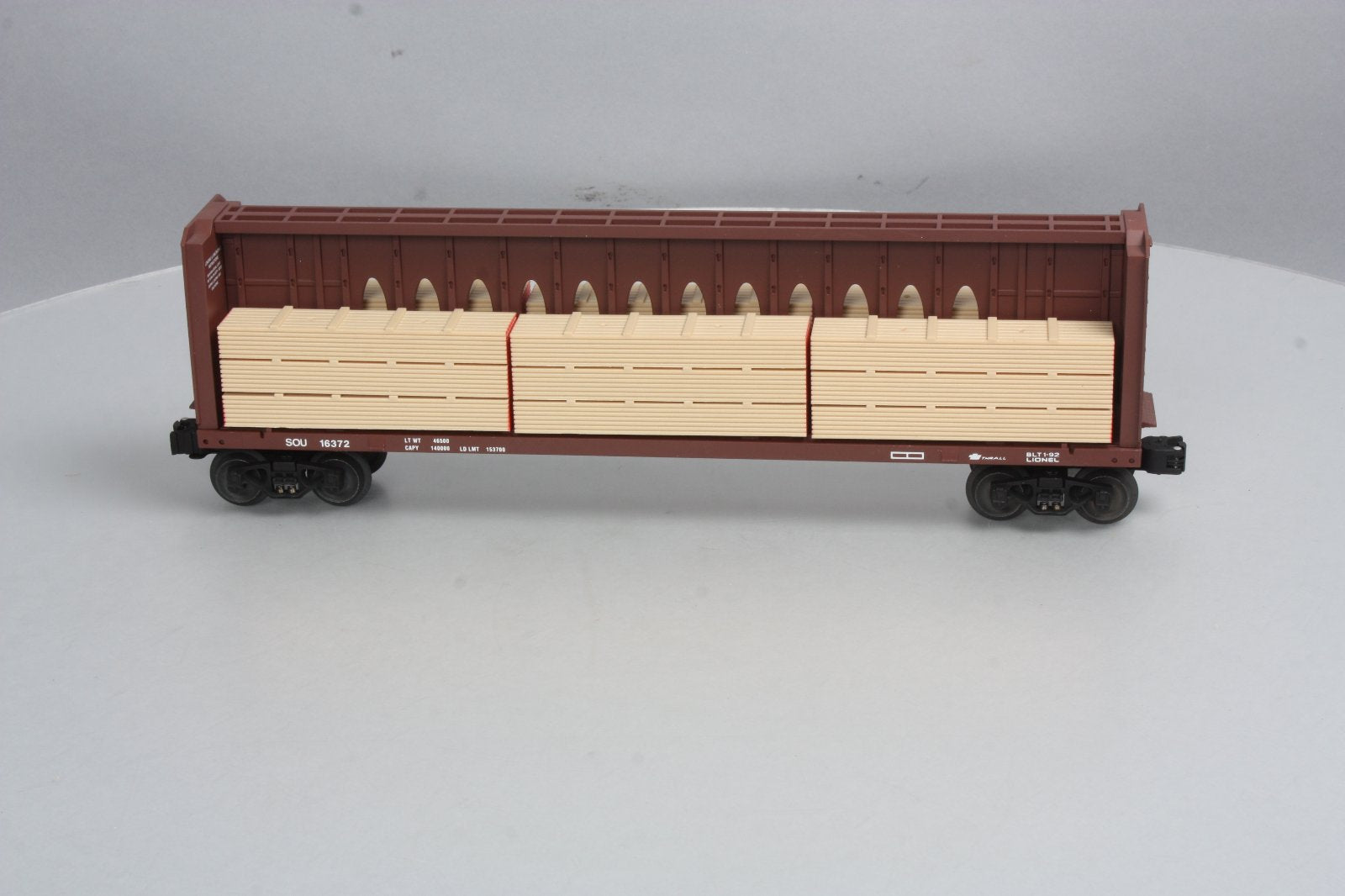 Lionel 6-16372 O Gauge Southern I-Beam Flat Car NIB