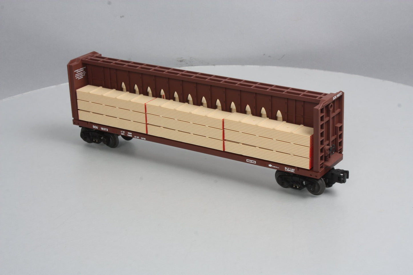 Lionel 6-16372 O Gauge Southern I-Beam Flat Car LN/Box