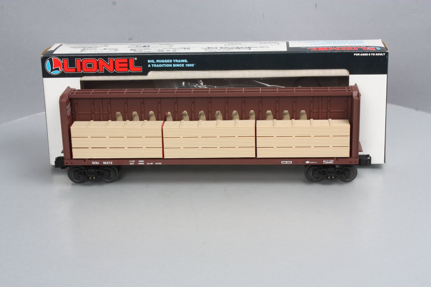Lionel 6-16372 O Gauge Southern I-Beam Flat Car LN/Box