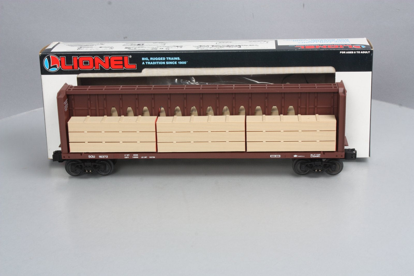 Lionel 6-16372 O Gauge Southern I-Beam Flat Car LN/Box
