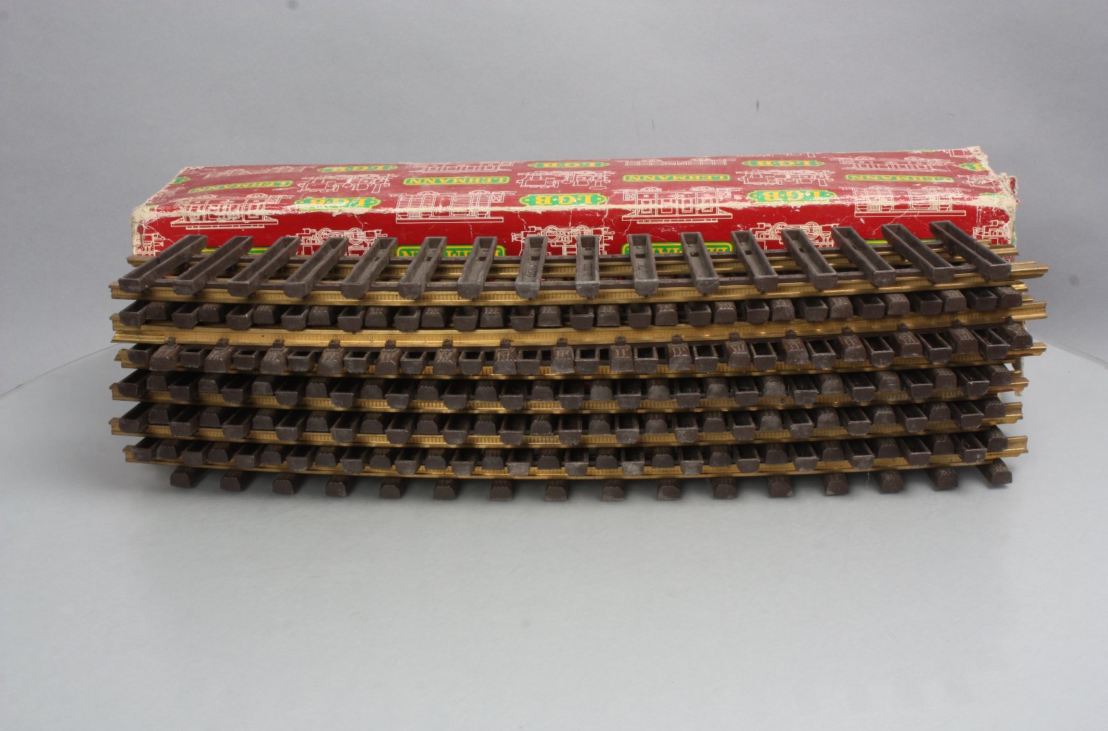 LGB 1600 G Scale Curved Track Sections (12) EX/Box