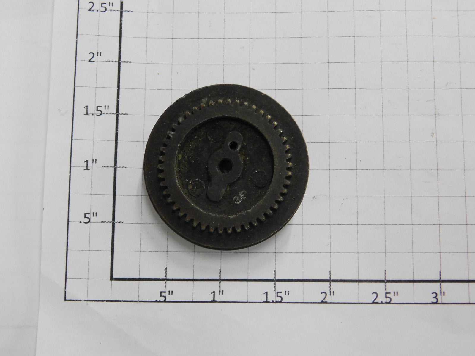 Lionel 1001M-57 Rear Baldwin Disc Plain End Wheel with Drive Boss