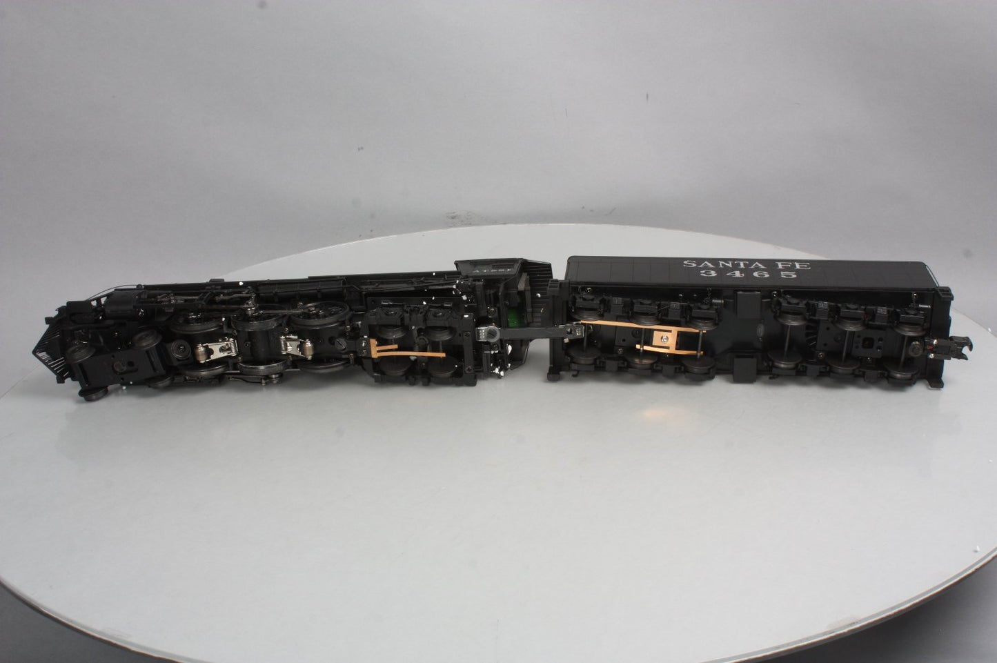 MTH 20-3474-1E O Gauge Santa Fe 4-6-4 Steam Locomotive & Tender #3465 with PS3.0 LN/Box