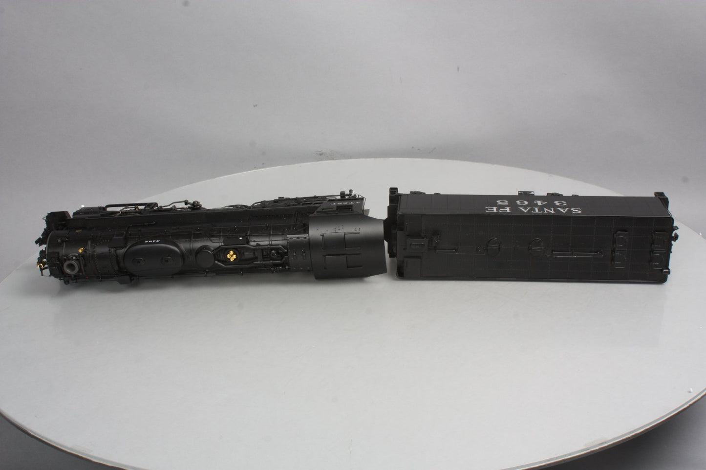 MTH 20-3474-1E O Gauge Santa Fe 4-6-4 Steam Locomotive & Tender #3465 with PS3.0 LN/Box