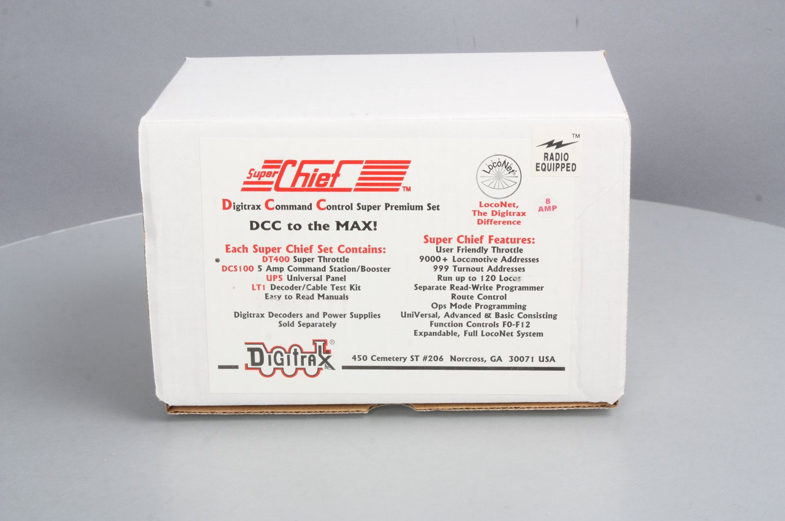 Digitrax SCFRE8A Super Chief Xtra 8 Amp LN/Box