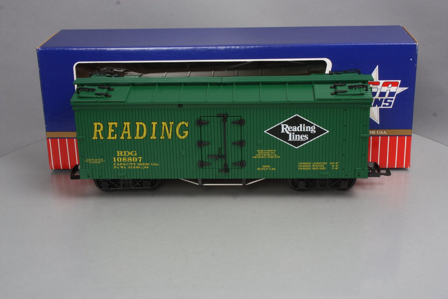 USA Trains 108807 G Reading Lines Reefer LN/Box