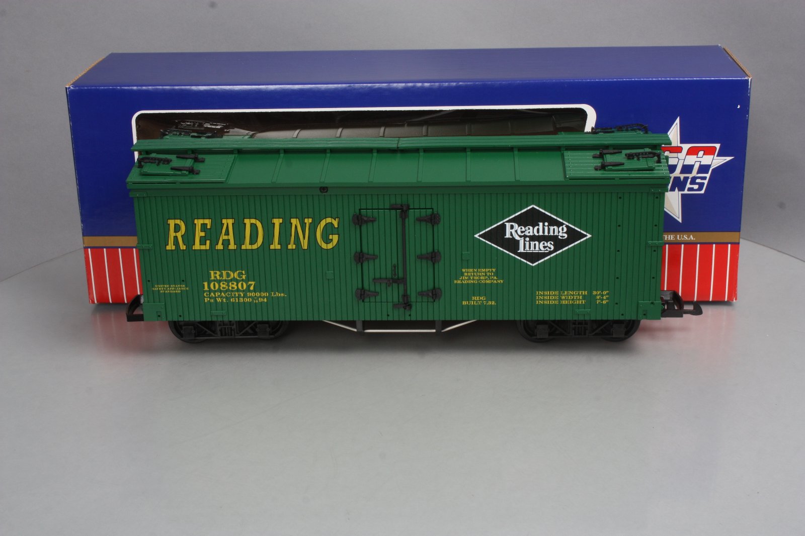 USA Trains 108807 G Reading Lines Reefer LN/Box