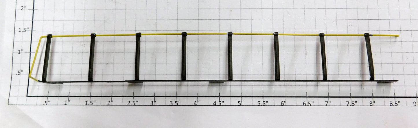 Lionel 8000X-122S Black & Yellow Long Side Rail Set