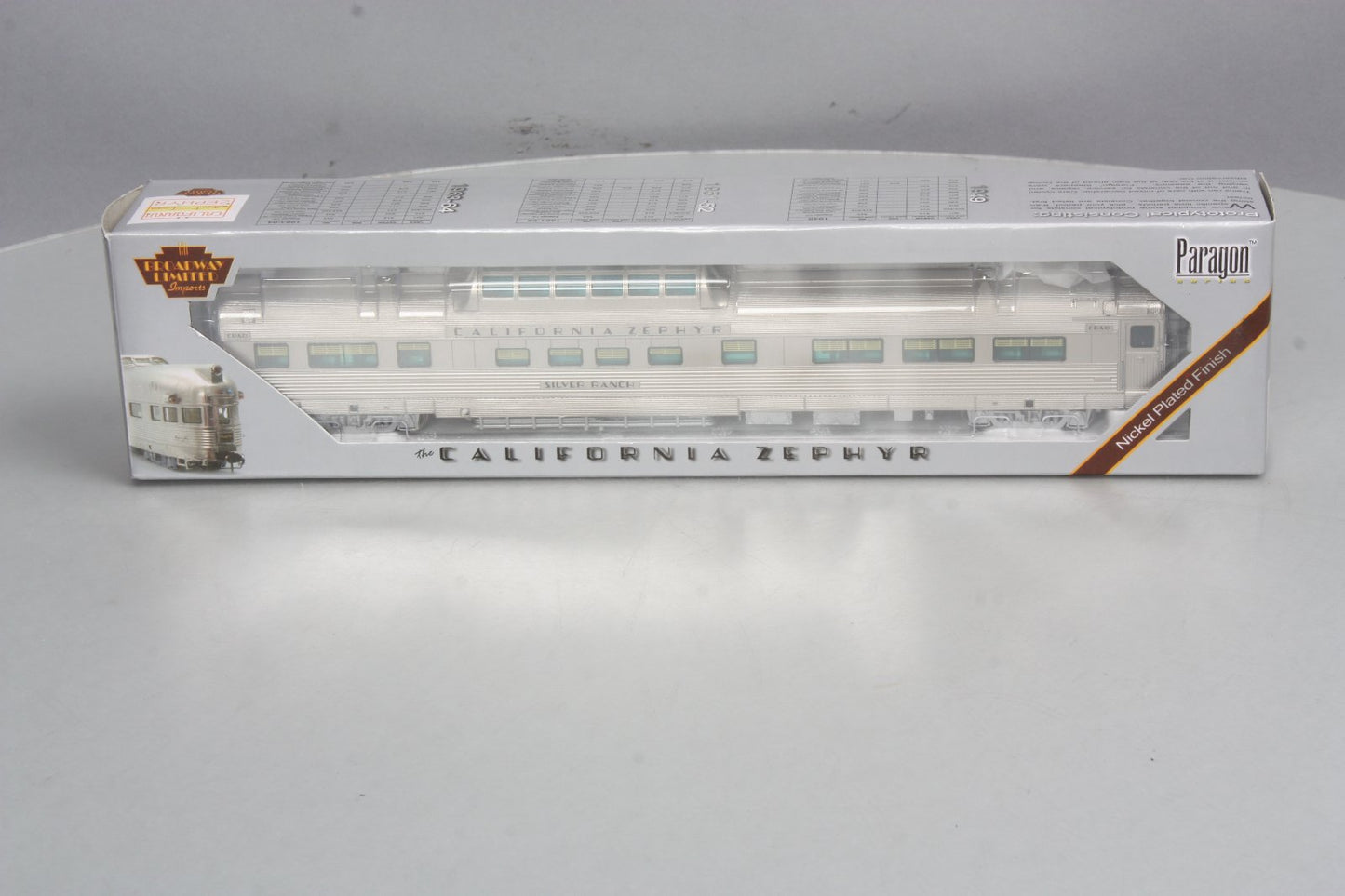 Broadway Limited 504 HO CB&Q "Silver Ranch" Paragon Series Vista Dome Car #4719