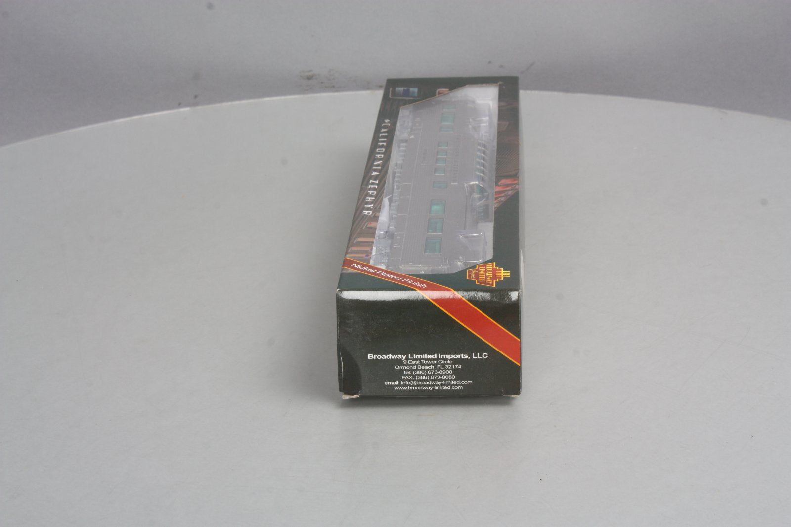 Broadway Limited 1497 HO CB&Q Silver Rifle California Zephyr Vista Dome #4720