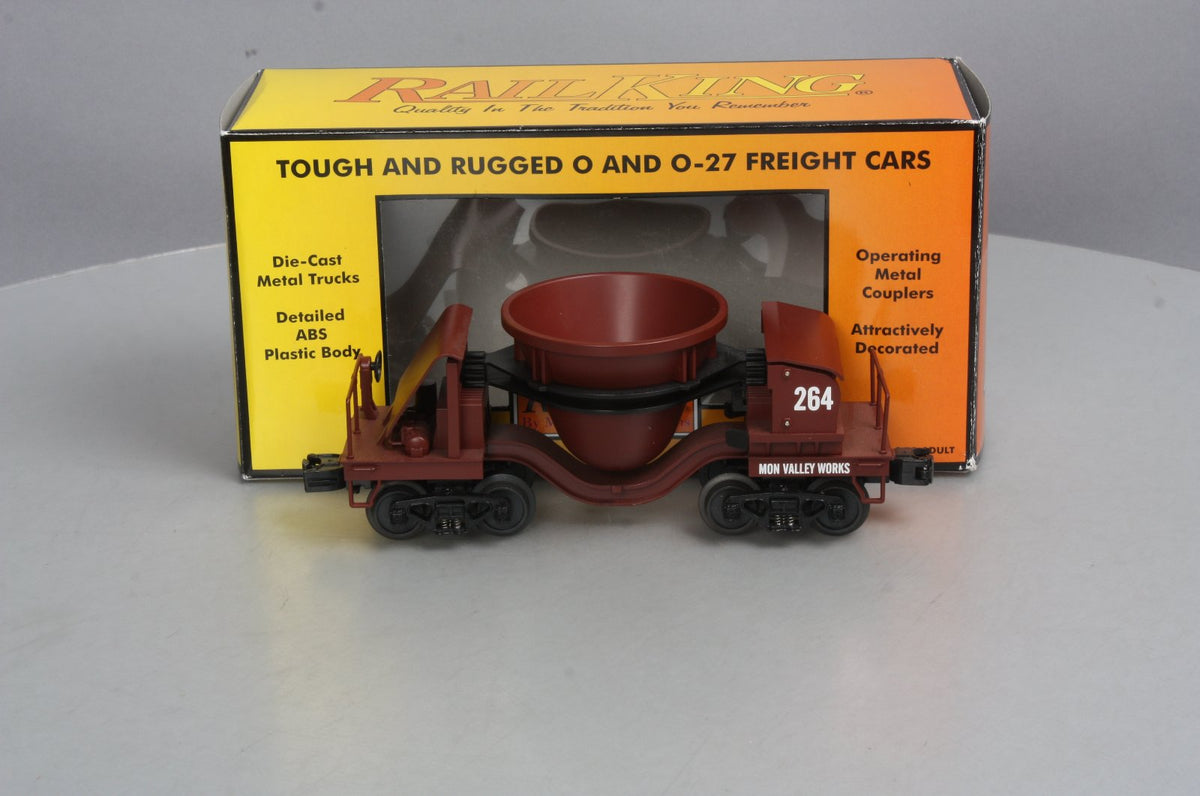 MTH 30-79142 O Mon Valley Works Slag Car #264 EX/Box