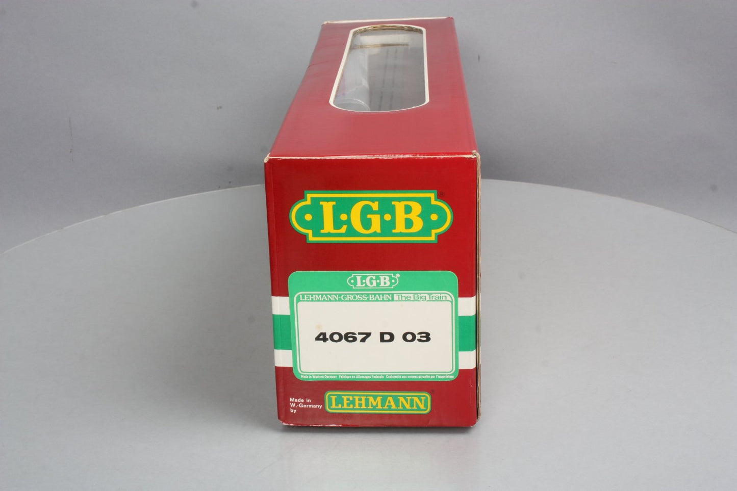 LGB 4067-D03 Santa Fe Boxcar w/ Metal Wheels LN/Box