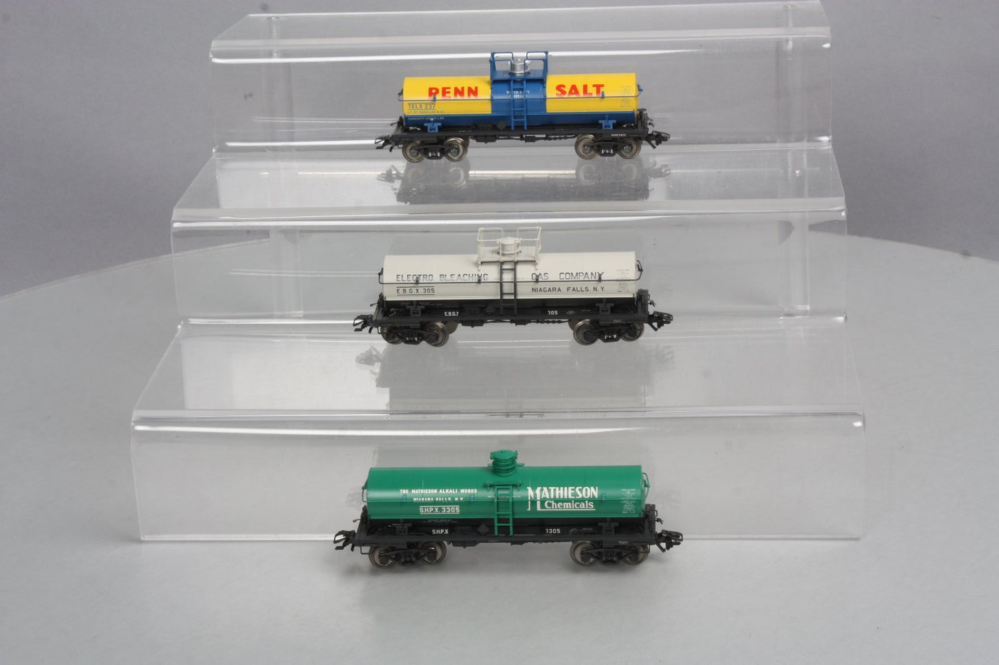 Marklin 45580 HO Scale SHP EBG & TEL 6,000 Gallon Tank Cars (Set of 3) LN/Box