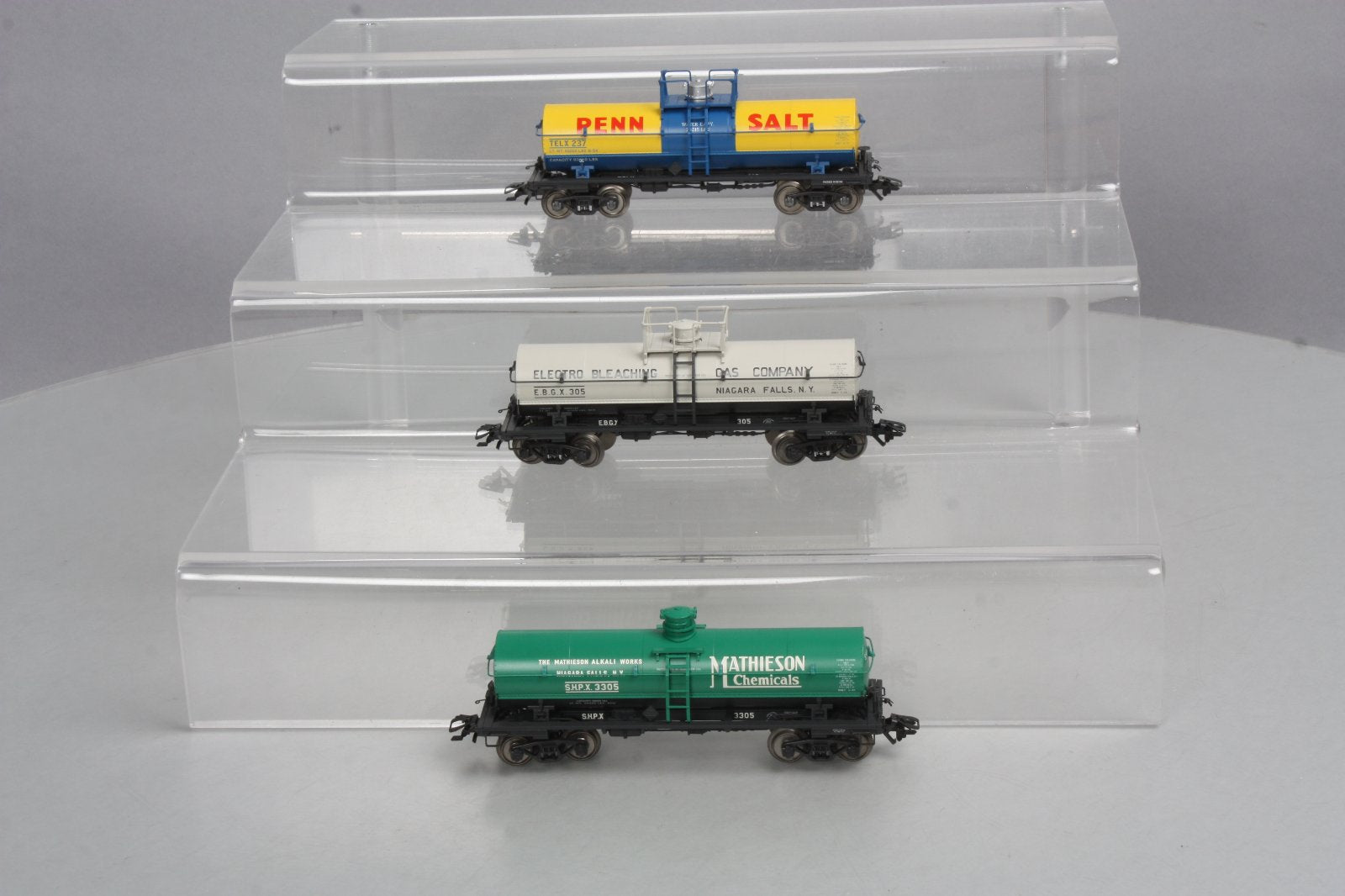 Marklin 45580 HO Scale SHP EBG & TEL 6,000 Gallon Tank Cars (Set of 3) LN/Box