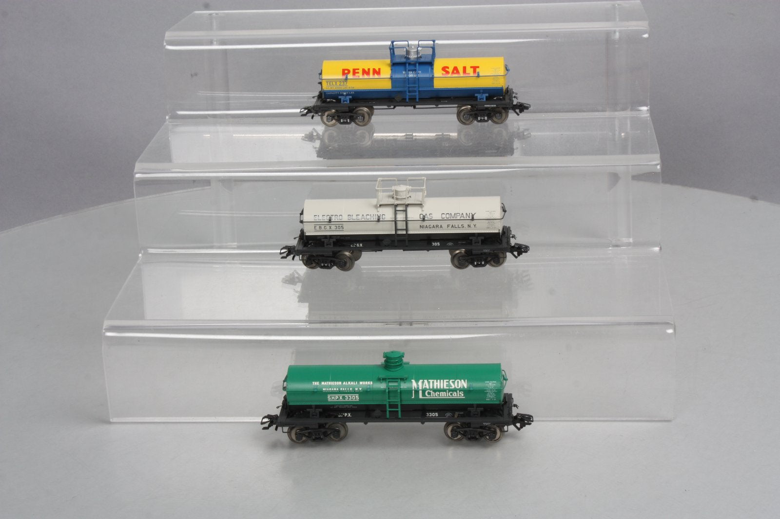 Marklin 45580 HO Scale SHP EBG & TEL 6,000 Gallon Tank Cars (Set of 3) LN/Box