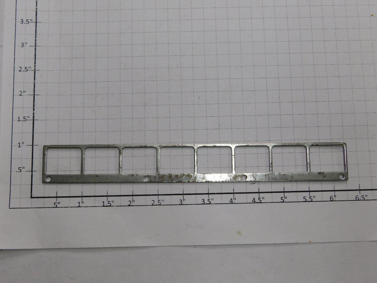 Lionel 8000-1 Metal Diesel Side 9-Stanchion Handrail