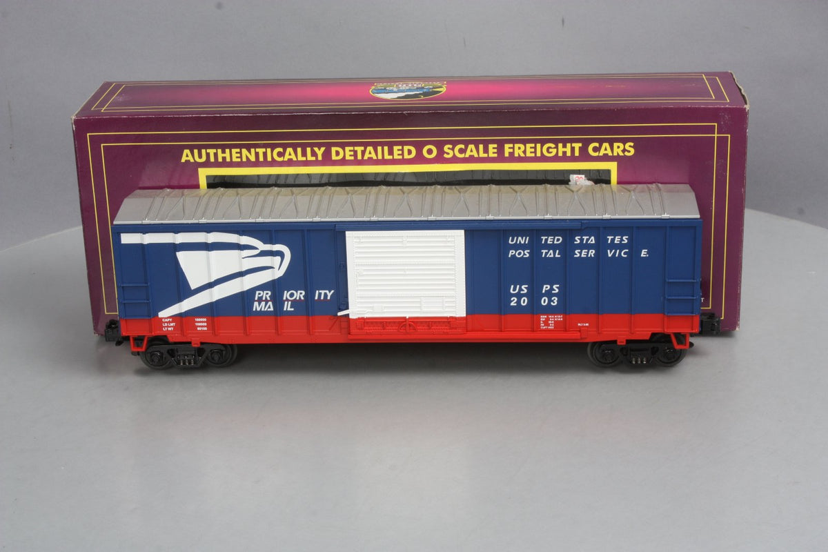 MTH 20-93104 O Gauge USPS 50' Single Door Boxcar #2003 LN/Box