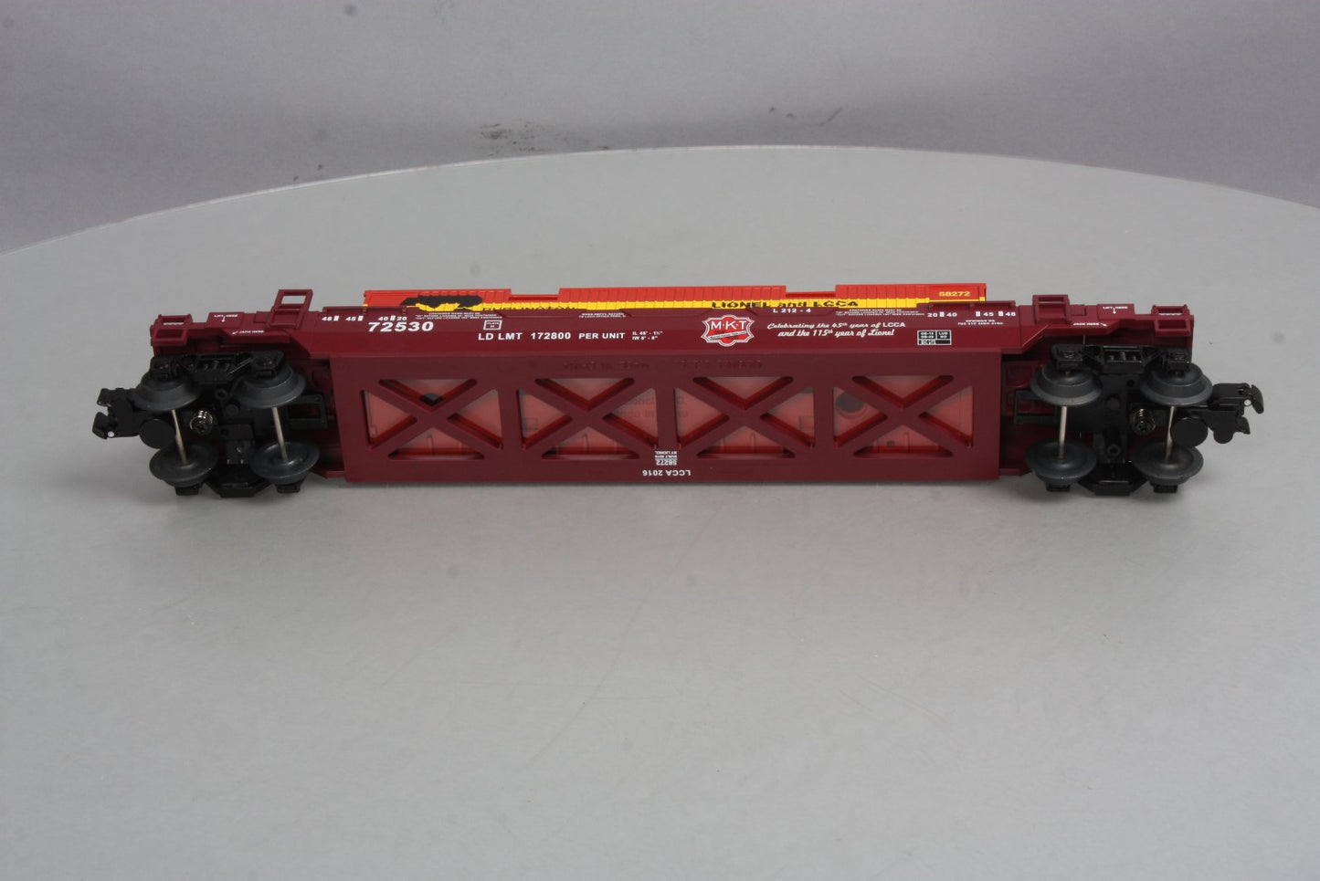 Lionel 6-58272 O Gauge MKT Maxi Stack LCCA Freight Car #72530 NIB