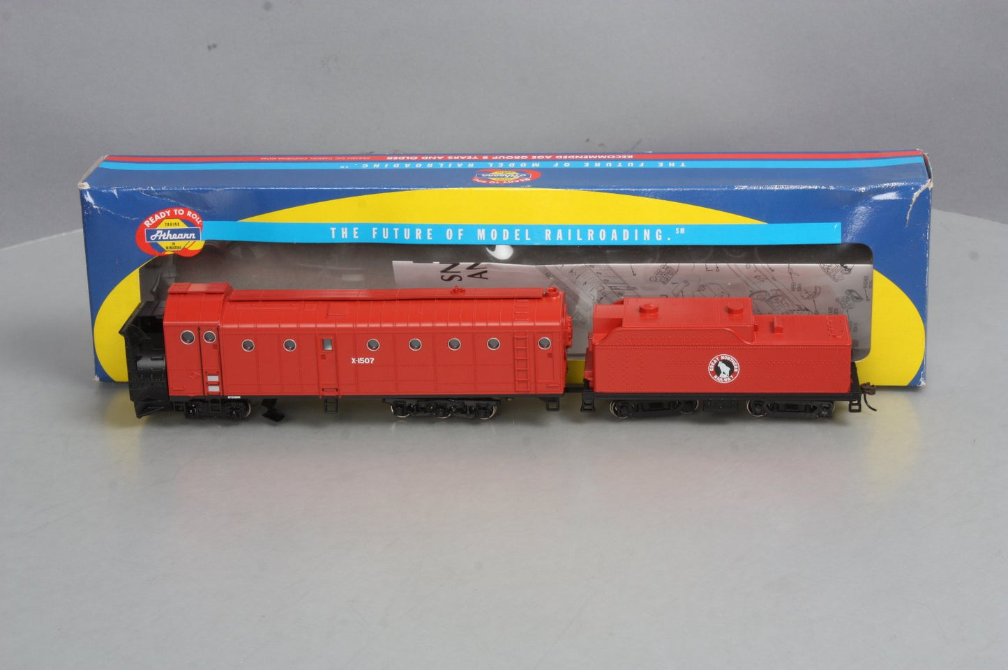 Athearn 93808 HO Scale Great Norther Rotary Snowplow & Tender