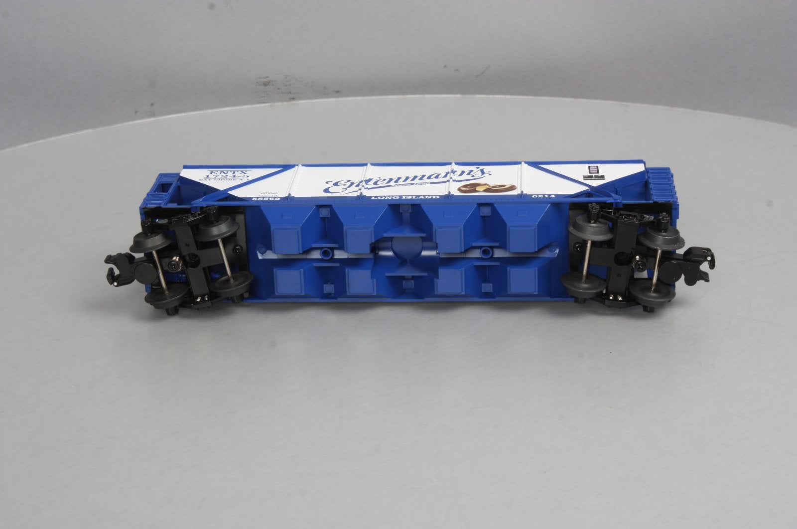 Lionel 6-58562 O Gauge Little Entenmann's Covered Quad Hopper #1724-5 LN/Box