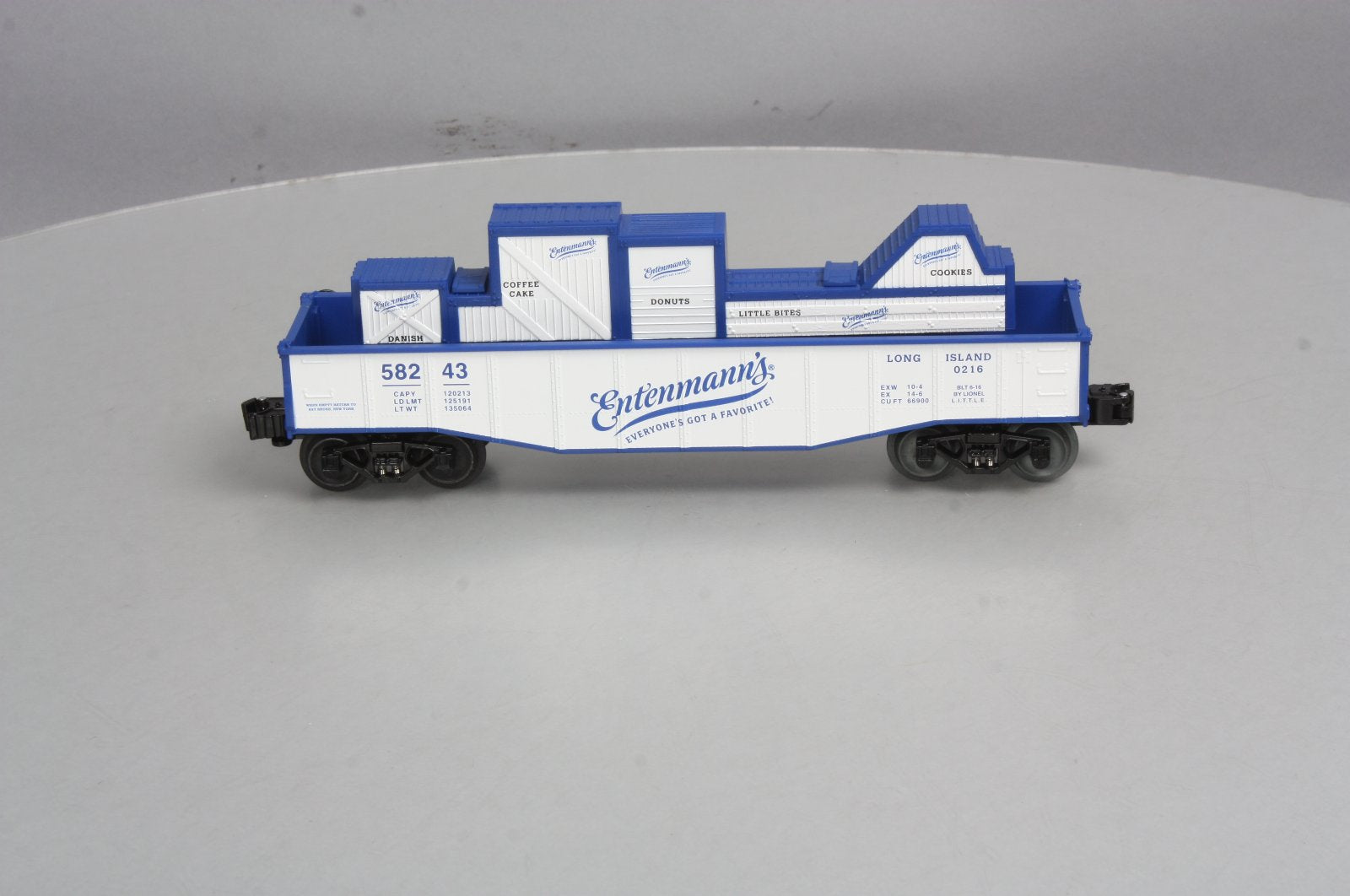 Lionel 6-58243 O Gauge Little Metca Entemann's Gondola for METCA 2016 LN/Box