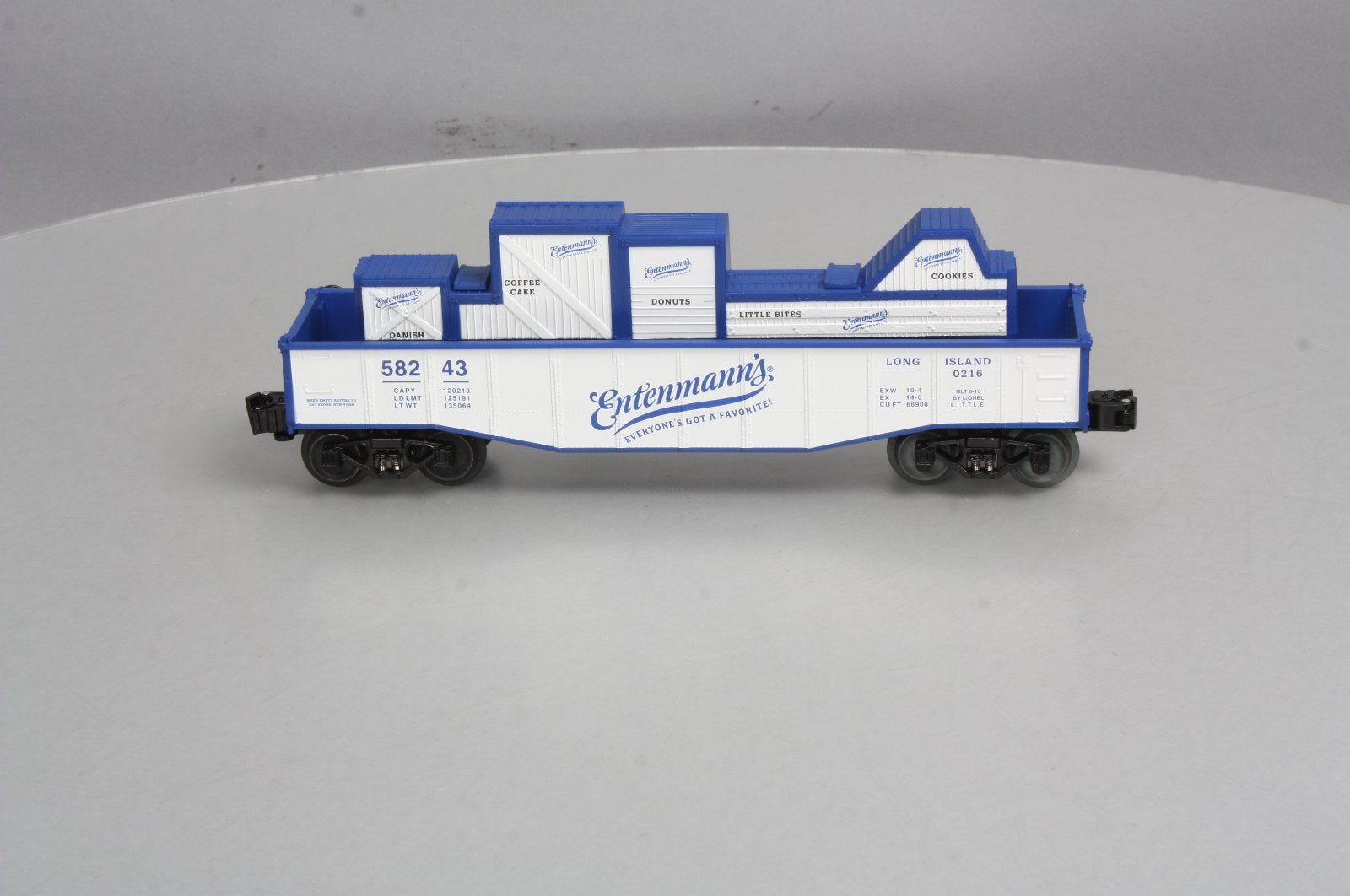 Lionel 6-58243 O Gauge Little Metca Entemann's Gondola for METCA 2016 LN/Box