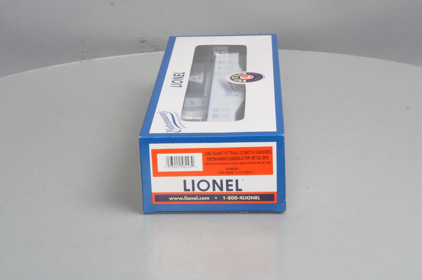 Lionel 6-58243 O Gauge Little Metca Entemann's Gondola for METCA 2016 LN/Box