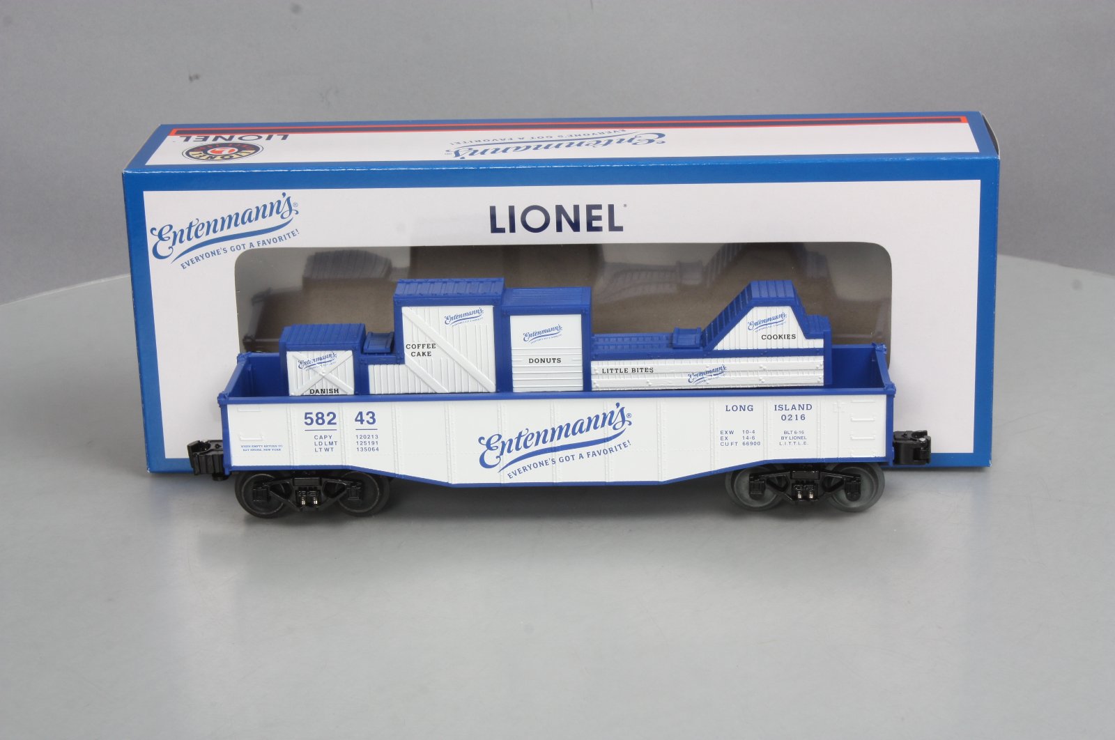 Lionel 6-58243 O Gauge Little Metca Entemann's Gondola for METCA 2016 LN/Box