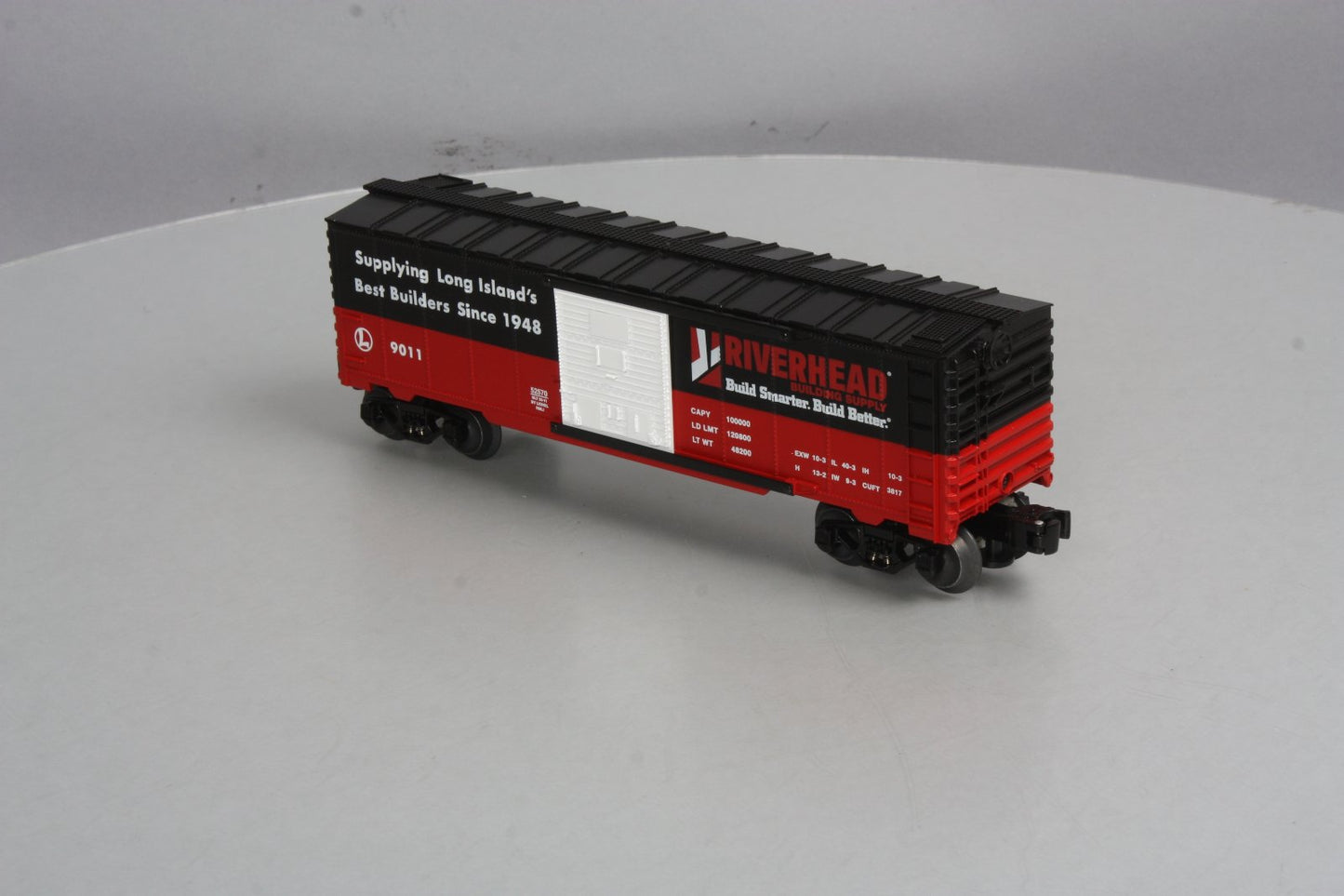 Lionel 6-52570 O Railroad Museum of Long Island Riverhead Building Supply Boxcar LN/Box