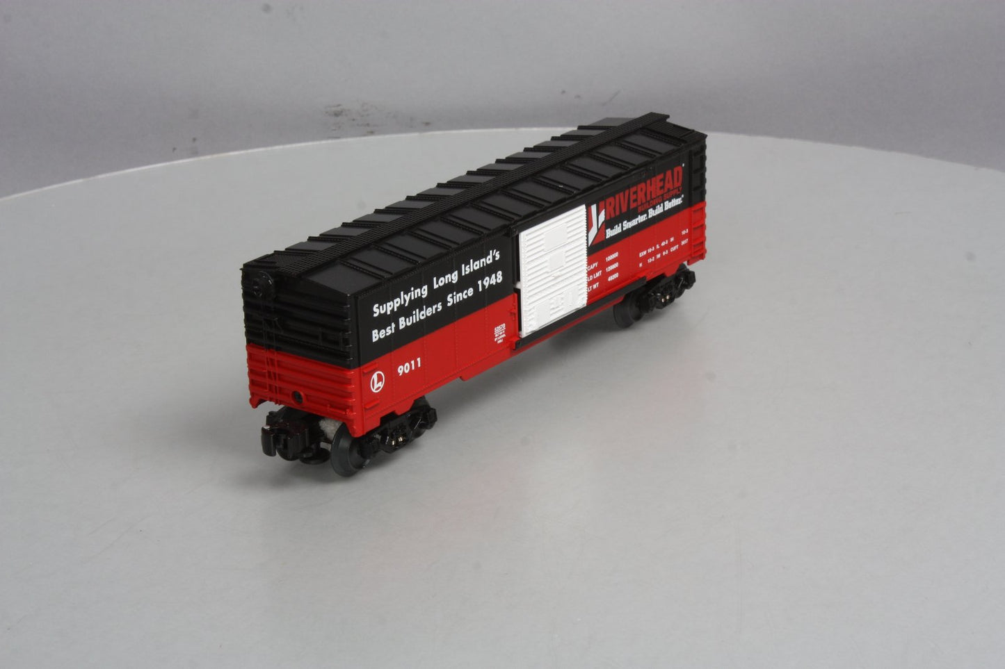Lionel 6-52570 O Railroad Museum of Long Island Riverhead Building Supply Boxcar LN/Box