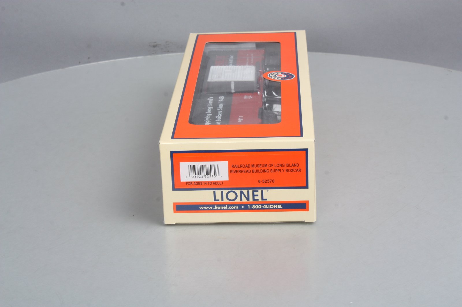 Lionel 6-52570 O Railroad Museum of Long Island Riverhead Building Supply Boxcar LN/Box