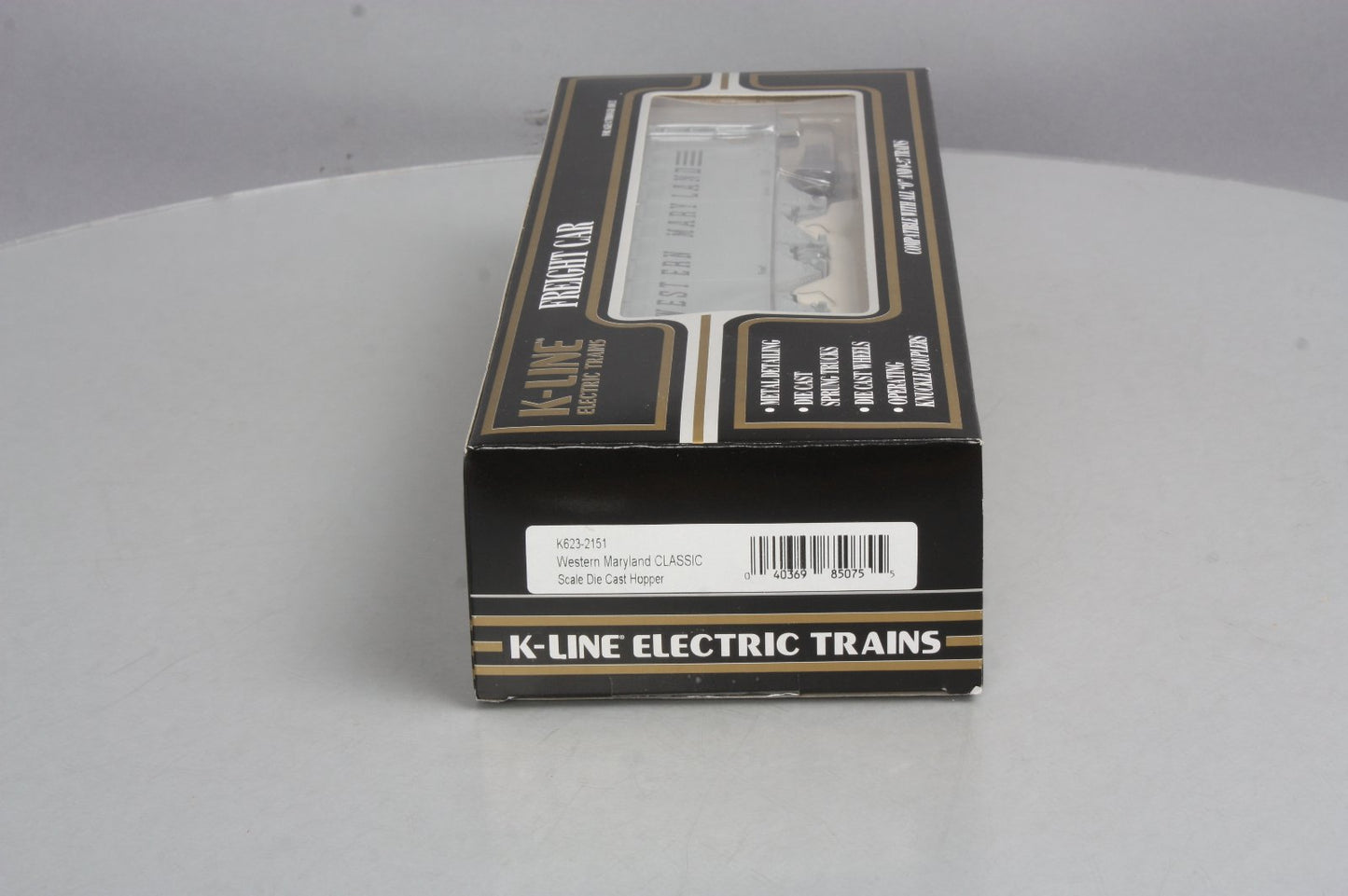 K-Line K623-2151 Western Maryland Die-Cast Hopper LN/Box