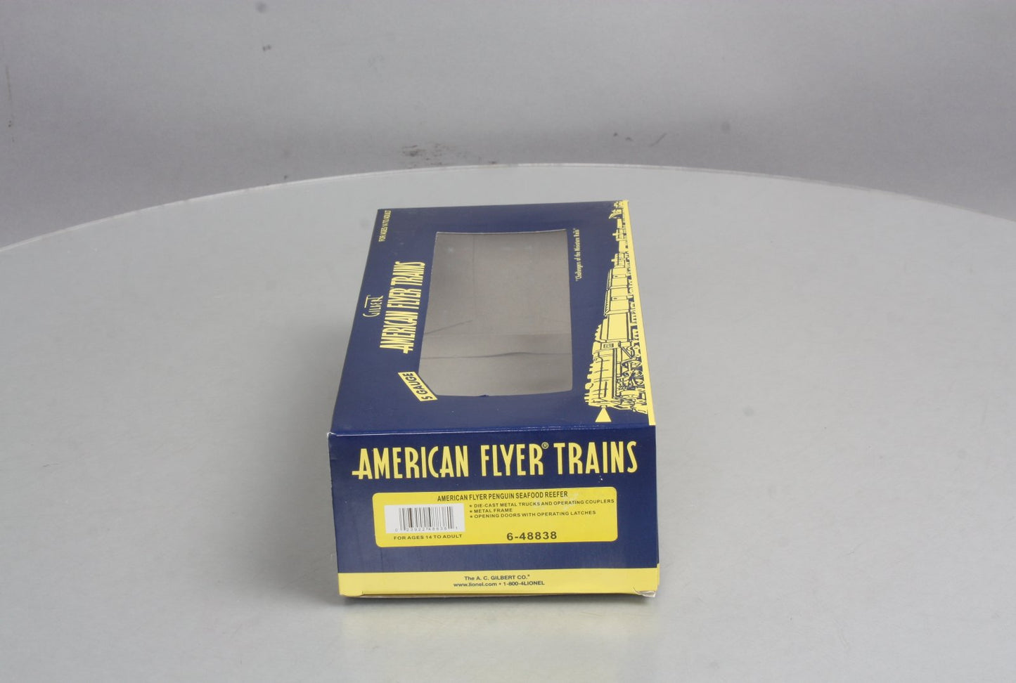 American Flyer 6-48838 S Scale Penguin Seafood Reefer Car NIB