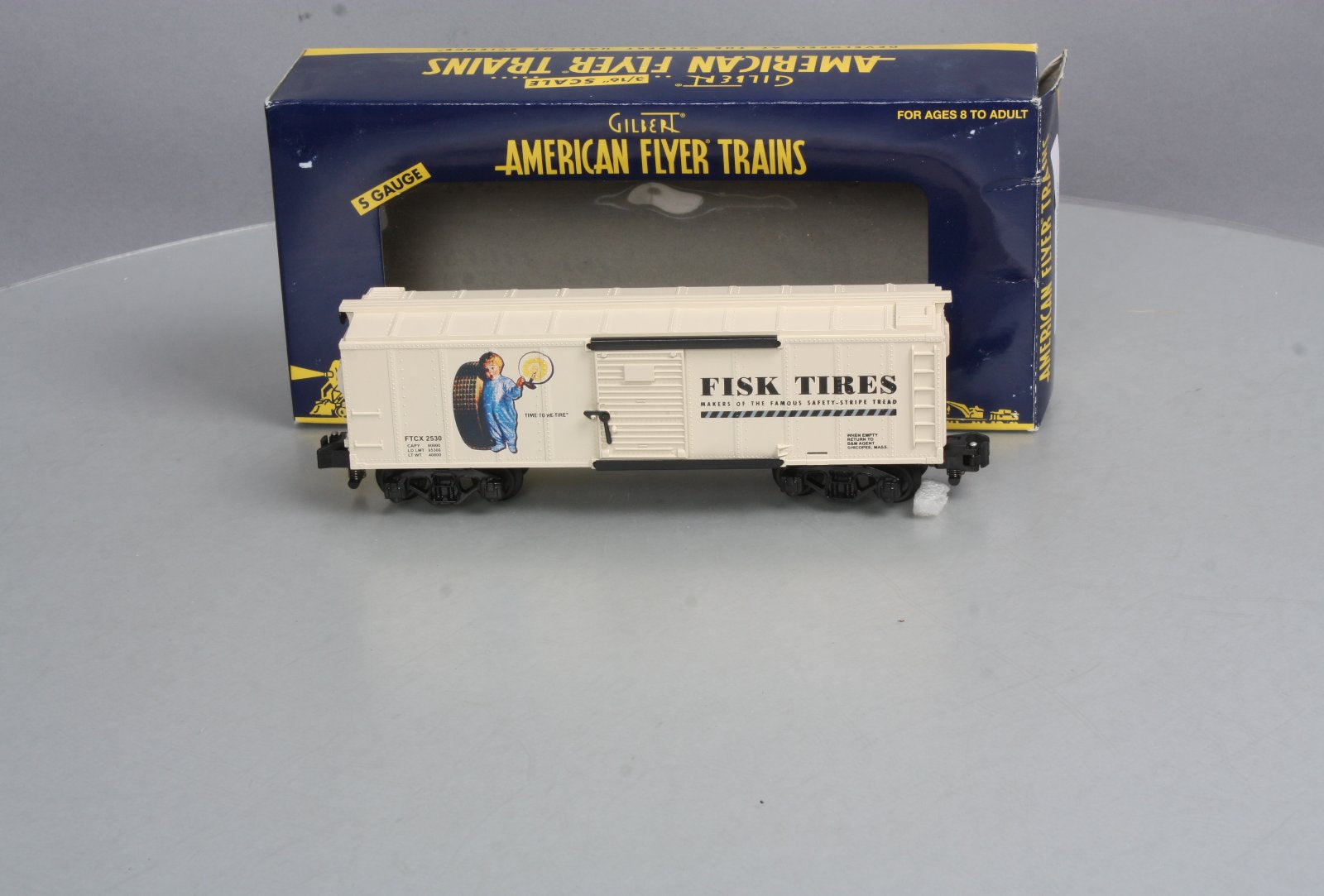 American Flyer 6-48242 NETCA 2005 Fisk Tires Boxcar LN/Box