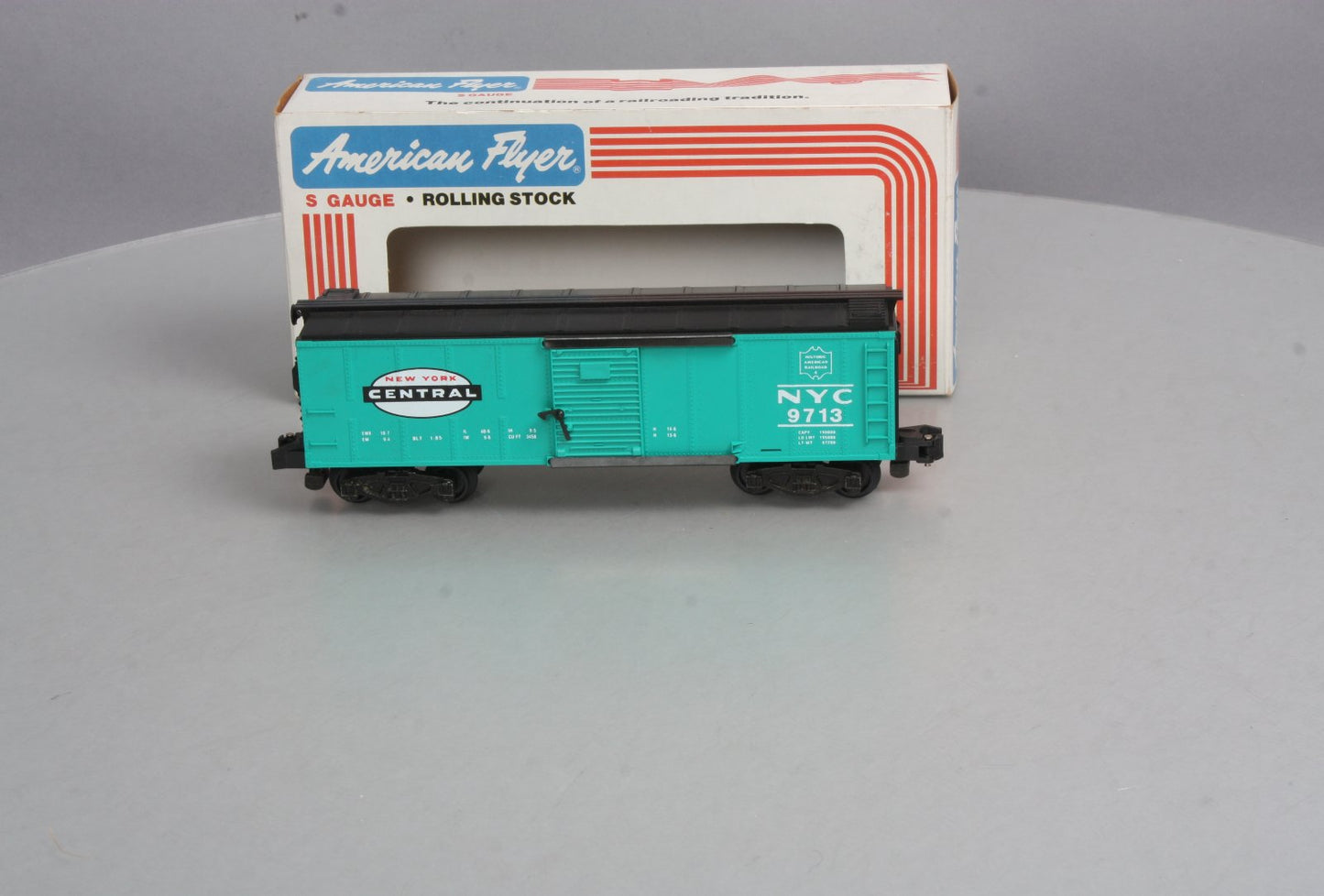 American Flyer 4-9713 S Scale New York Central Boxcar LN/Box