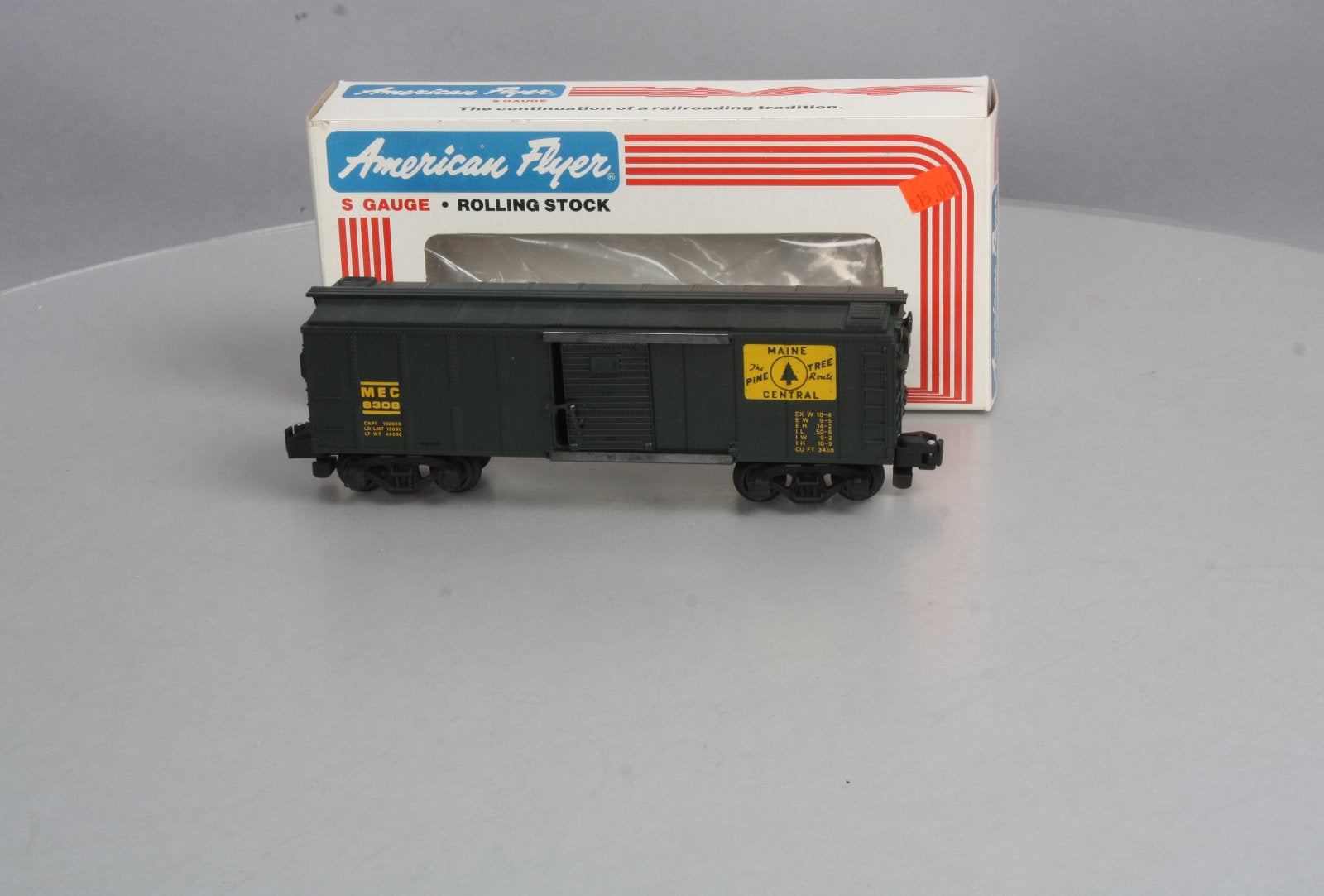 American Flyer 6-48308 S Gauge Maine Central Boxcar LN/Box