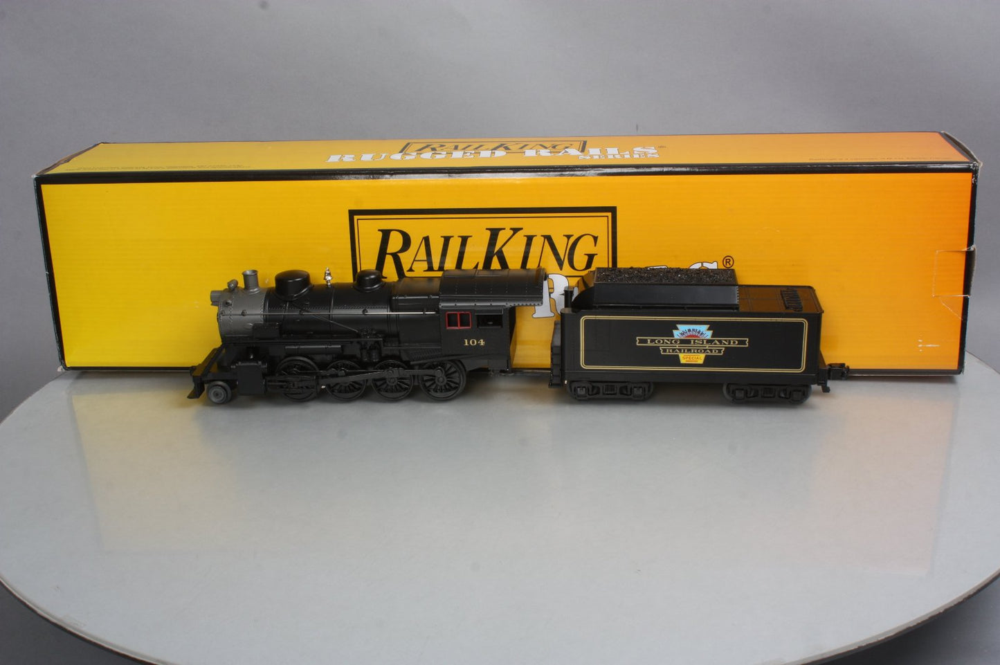 MTH 33-1040-1 Long Island 2-8-0 Steam Engine w/PS3 #104