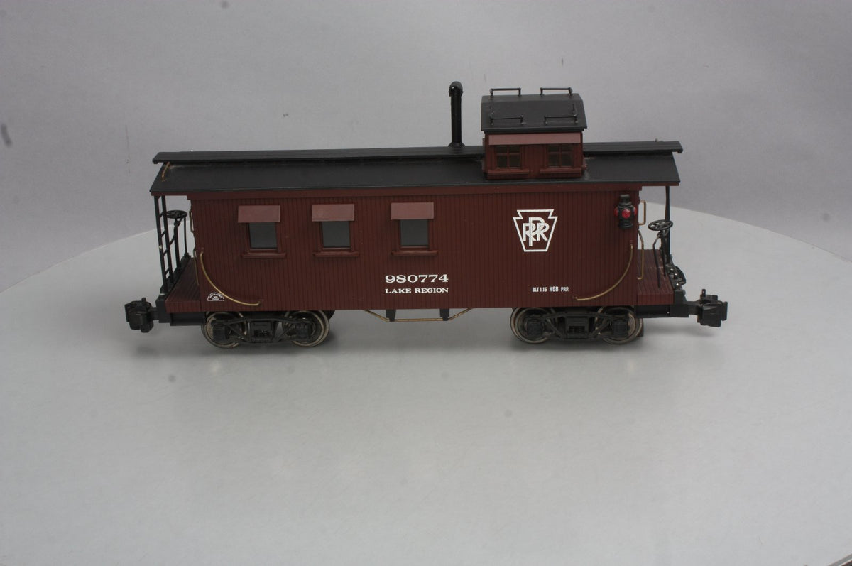 Aristo-Craft 82109 G Scale Pennsylvania Wood Caboose #980774 - Metal Wheels EX