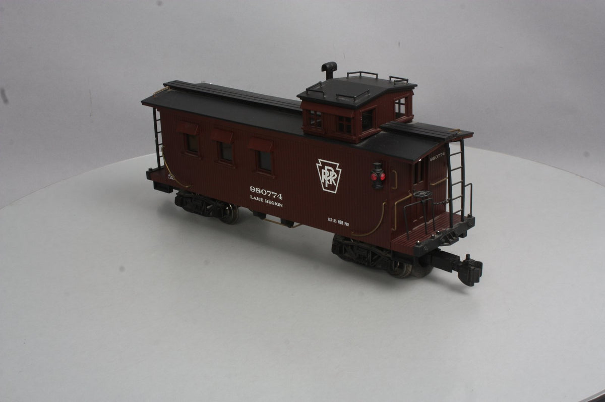 Aristo-Craft 82109 G Scale Pennsylvania Wood Caboose #980774 - Metal Wheels EX