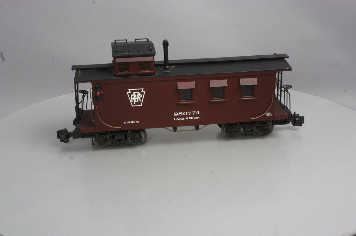 Aristo-Craft 82109 G Scale Pennsylvania Wood Caboose #980774 - Metal Wheels EX