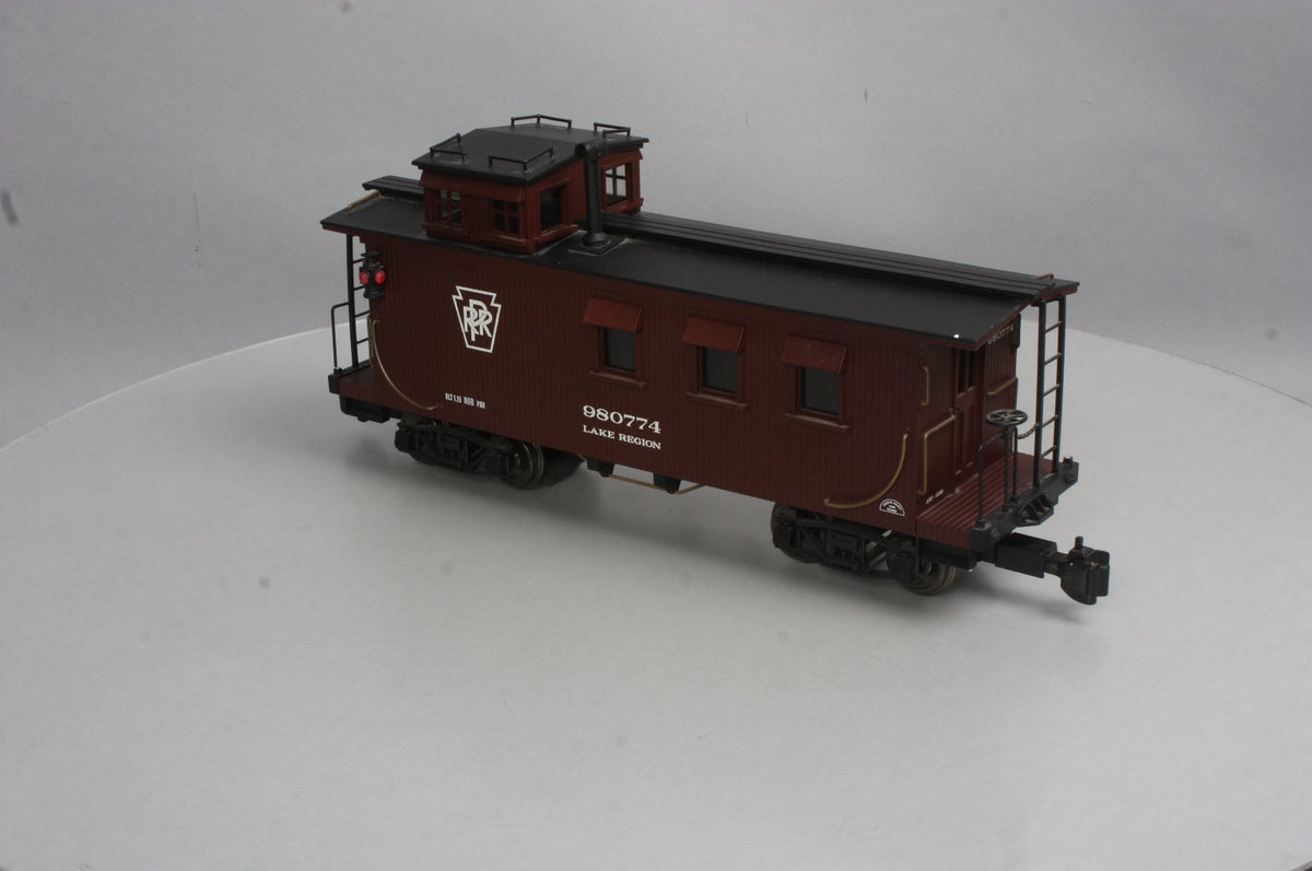 Aristo-Craft 82109 G Scale Pennsylvania Wood Caboose #980774 - Metal Wheels EX