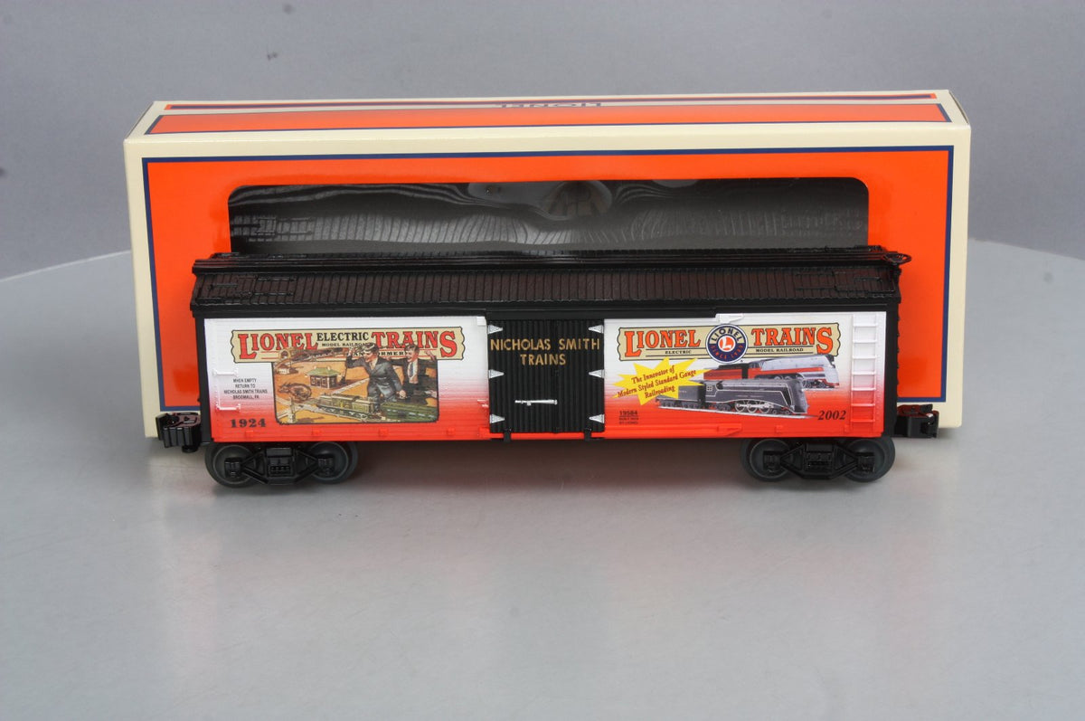 Lionel 6-19584 O Gauge Nicholas Smith Wood-Sided Refrigerator Car #1924 NIB