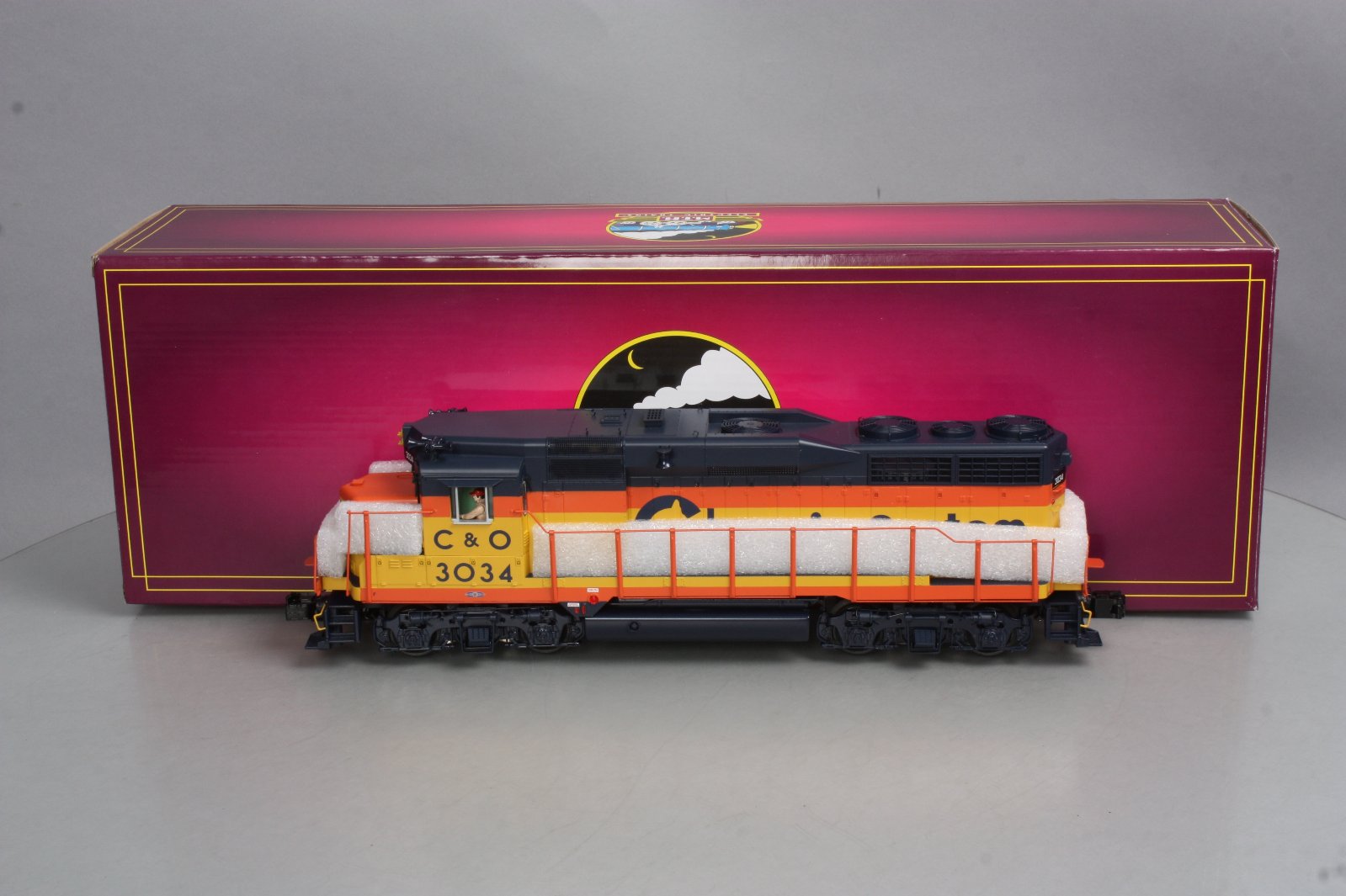MTH 20-20252-1 O Gauge Chessie GP30 Diesel Engine w/PS3 #3034 LN/Box