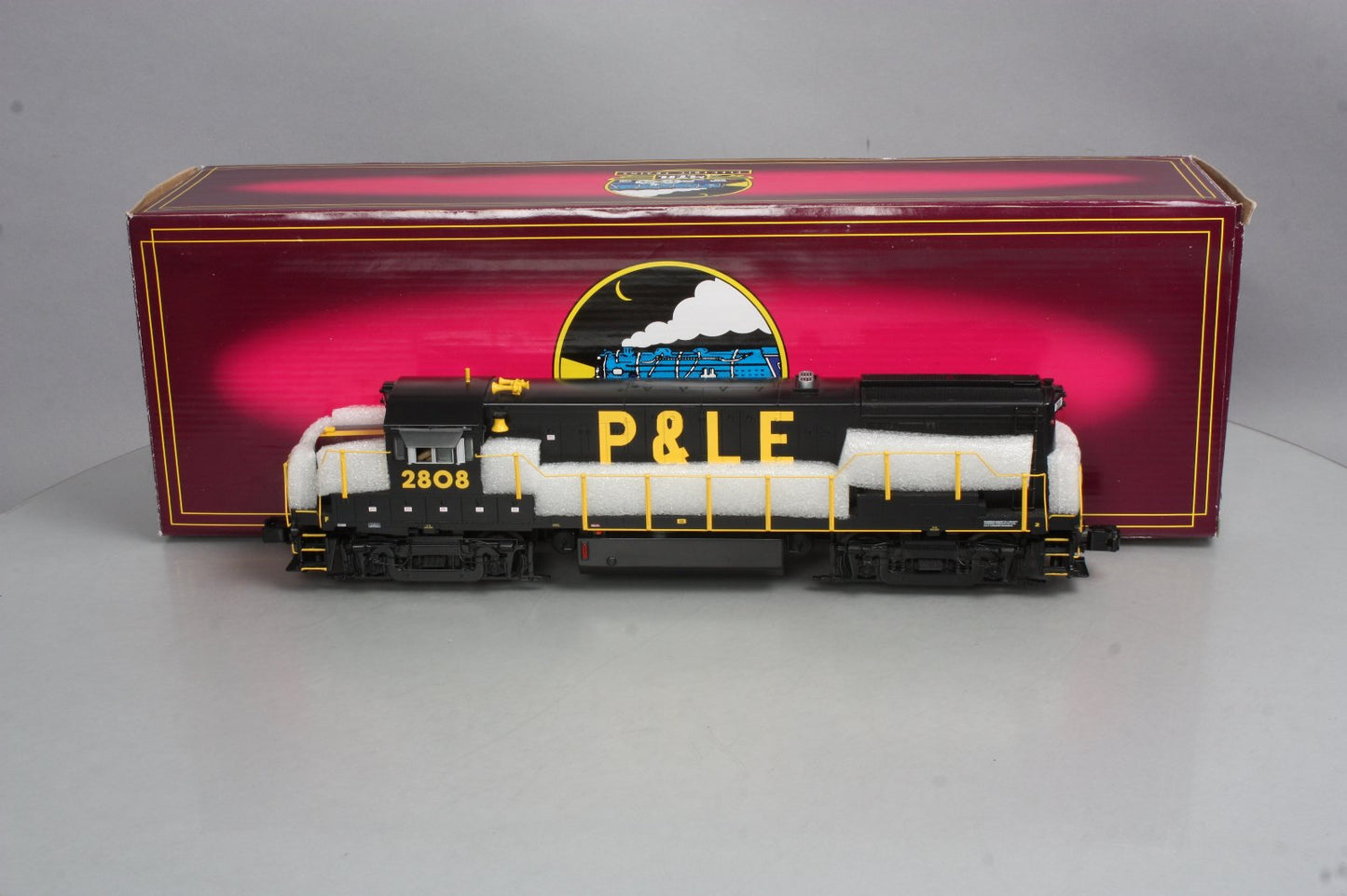 MTH 20-20106-1 P&LE U28B Diesel Engine w/PS 2.0 #2808 (Hi-Rail Wheels)