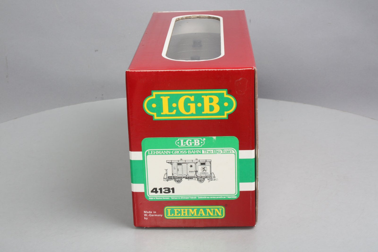 LGB 4131 G Scale Lowenbrau Beer Boxcar EX/Box
