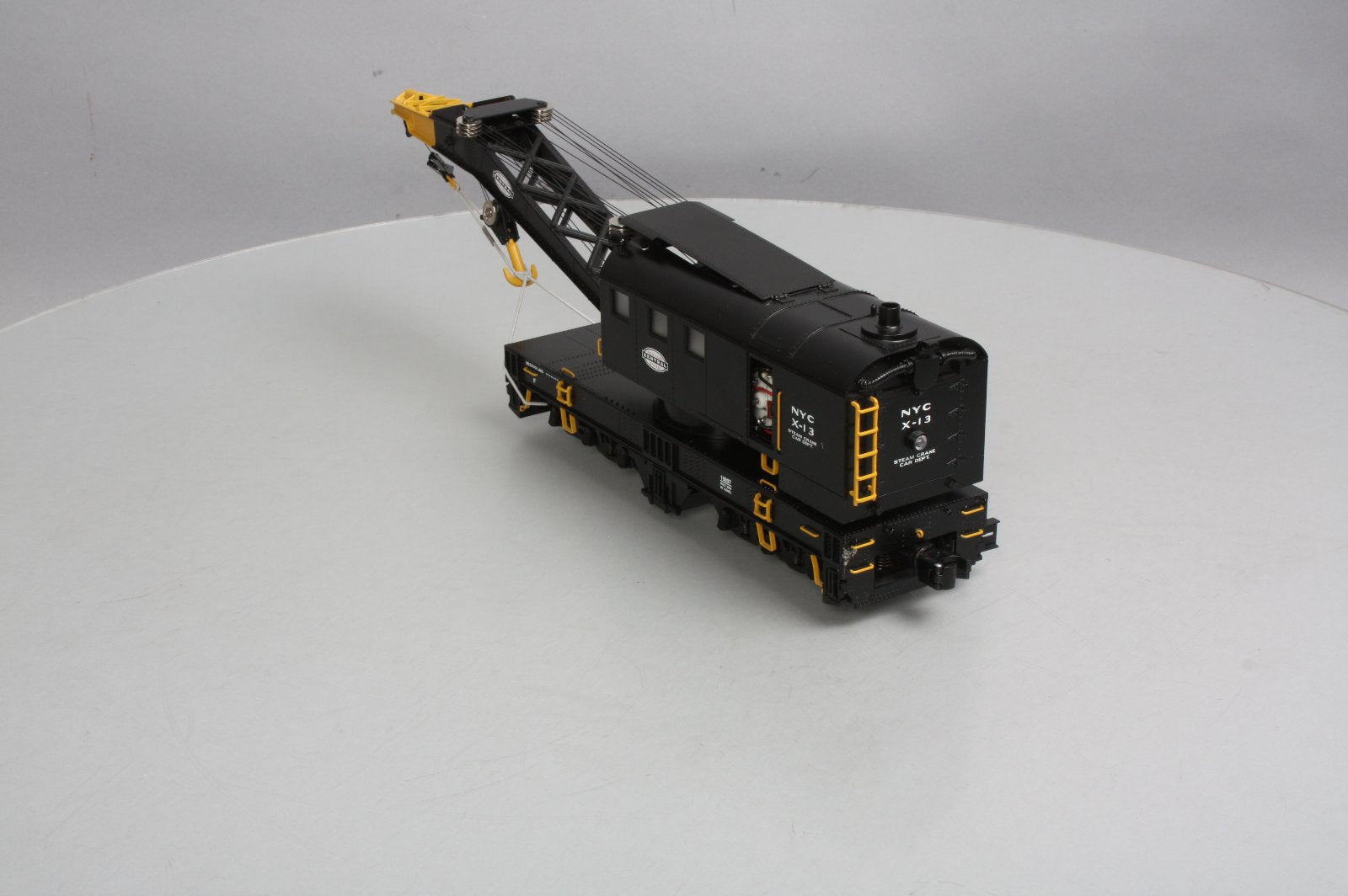 Lionel 6-19897 O Gauge New York Central TMCC Operating Crane Car #X-13 NIB
