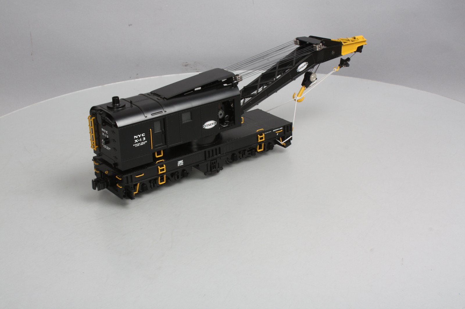Lionel 6-19897 O Gauge New York Central TMCC Operating Crane Car #X-13 NIB